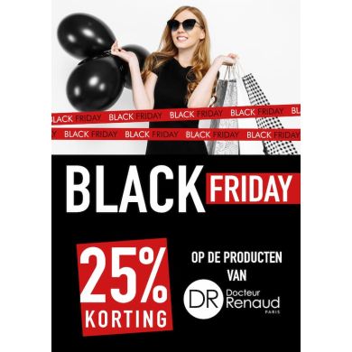 Black Friday 25% korting op alle Dr Renaud producten